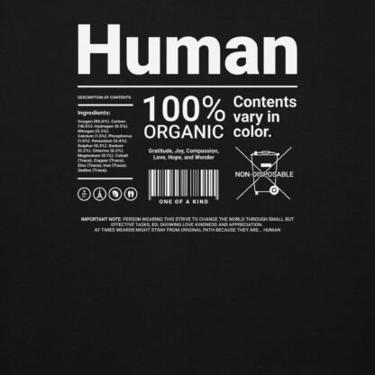 Black Human Hoodie - Image 4