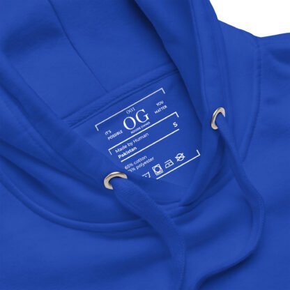 Blue Human Hoodie - Image 3