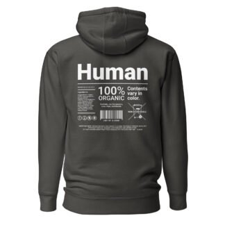 Vintage Black Hoodie back
