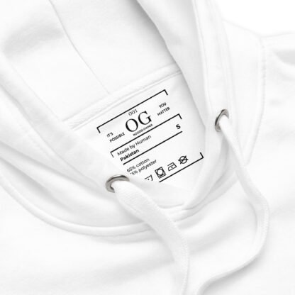 White Human Hoodie - Image 3