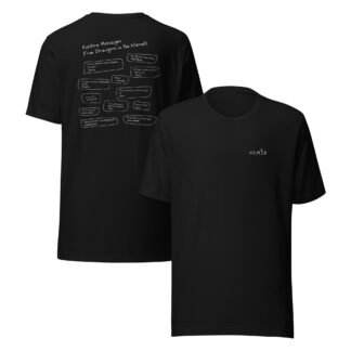 Positive message t-shirt collage